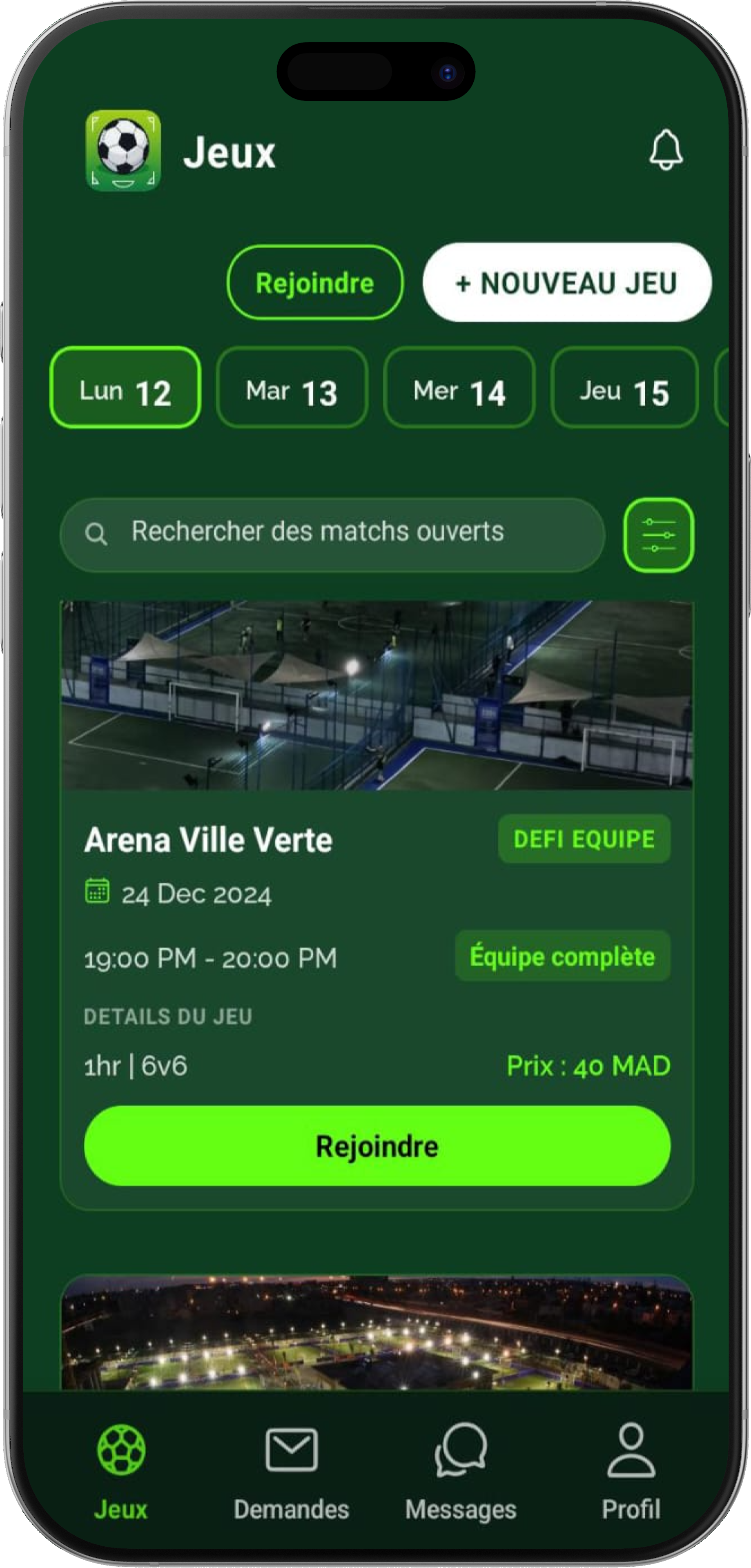 KoraKick - Trouver match de foot proche de vous